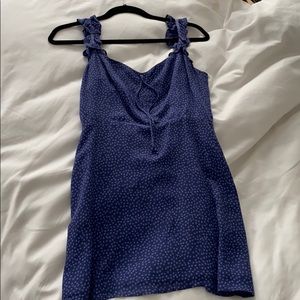 Reformation purple floral dress